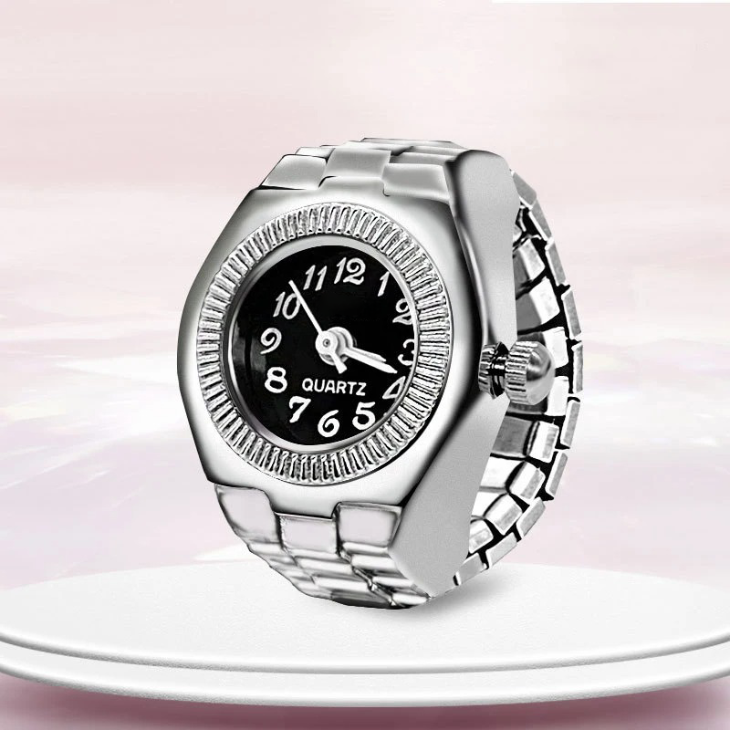 Steel Ring Watch