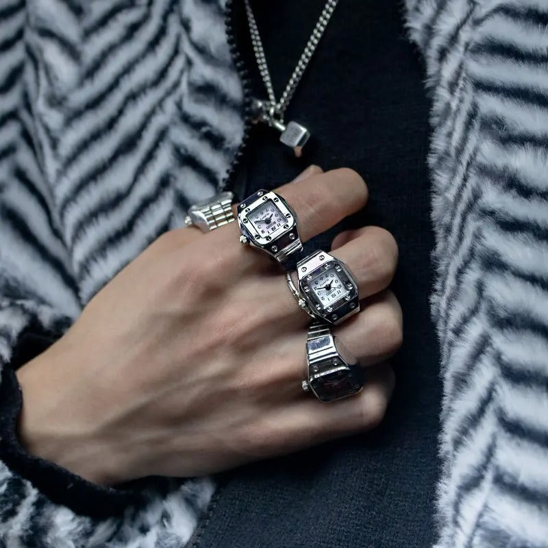 Steel Ring Watch
