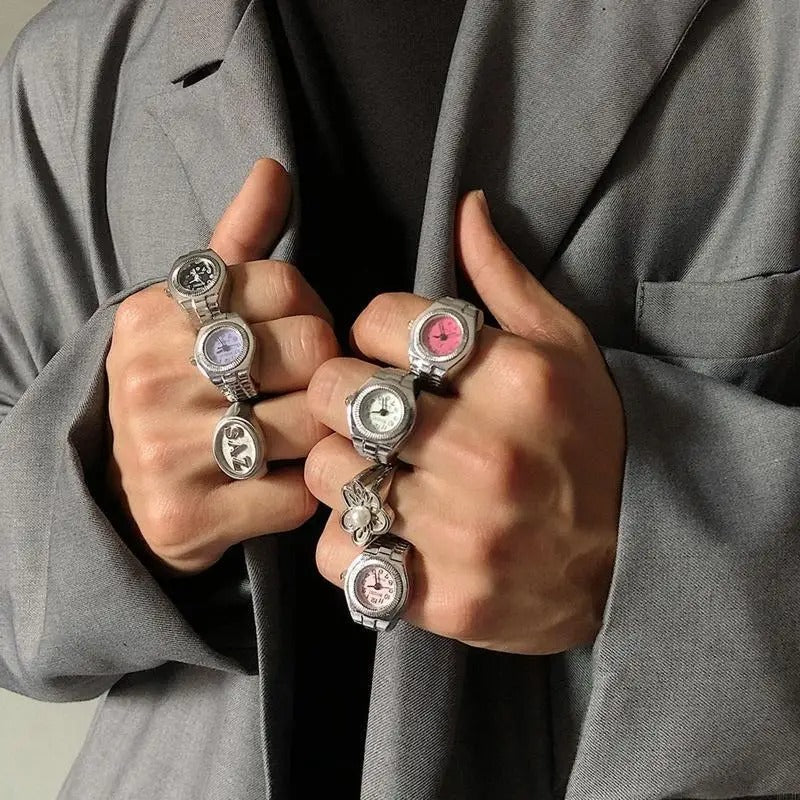 Steel Ring Watch