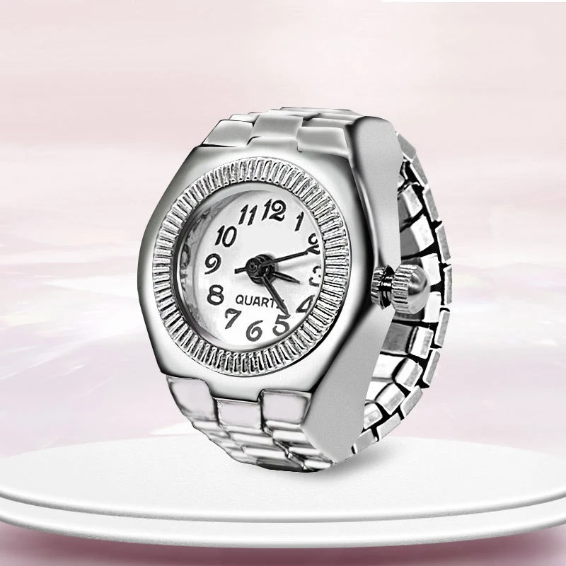 Steel Ring Watch