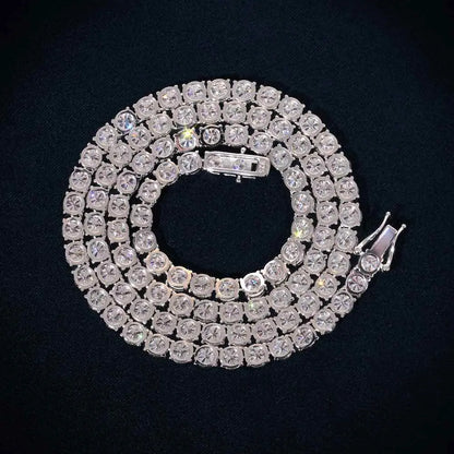 Moissanite Tennis Bracelet 14K Gold
