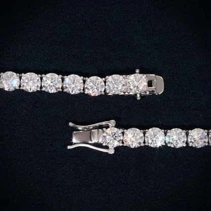 Moissanite Tennis Bracelet 14K Gold