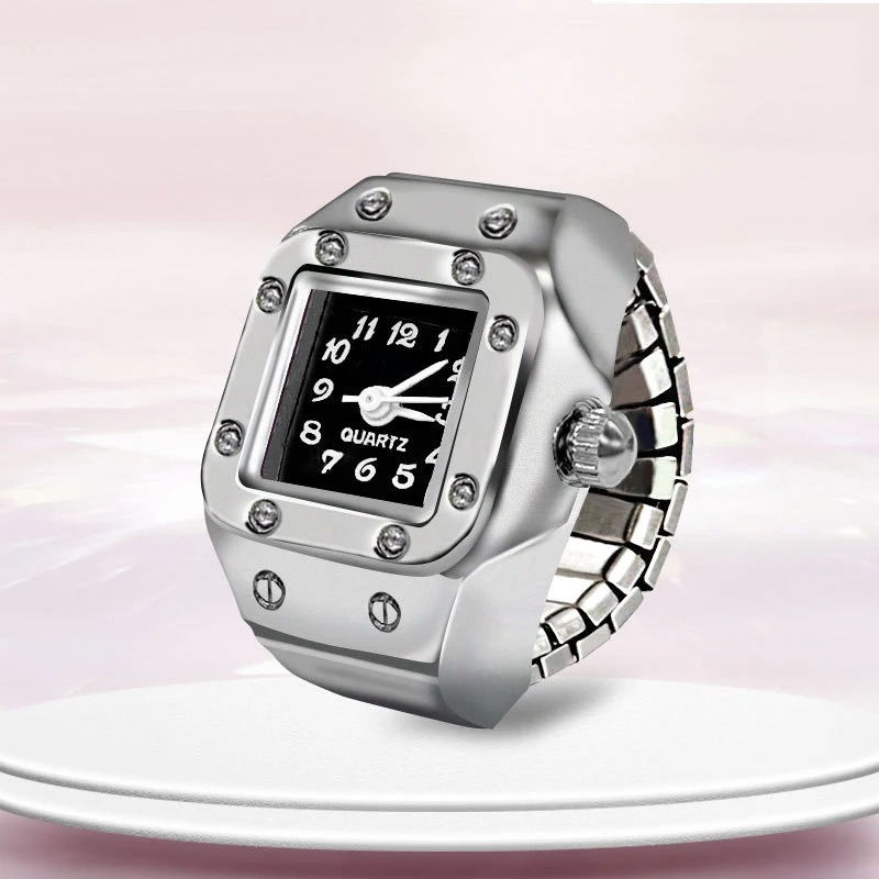 Steel Ring Watch